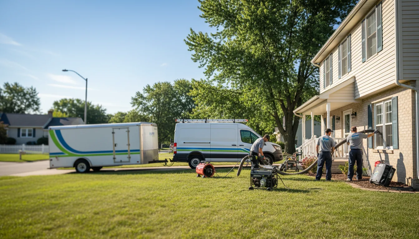 Flooded Basement Restoration And Cleanup With Repair in Pleasant City, OH near me
